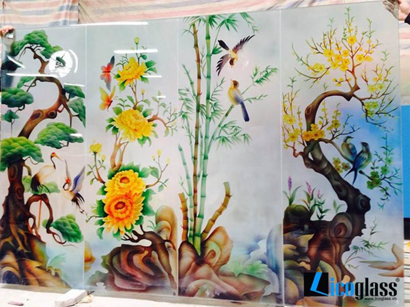  TRANH KÍNH NGHỆ THUẬT TẾT 2016