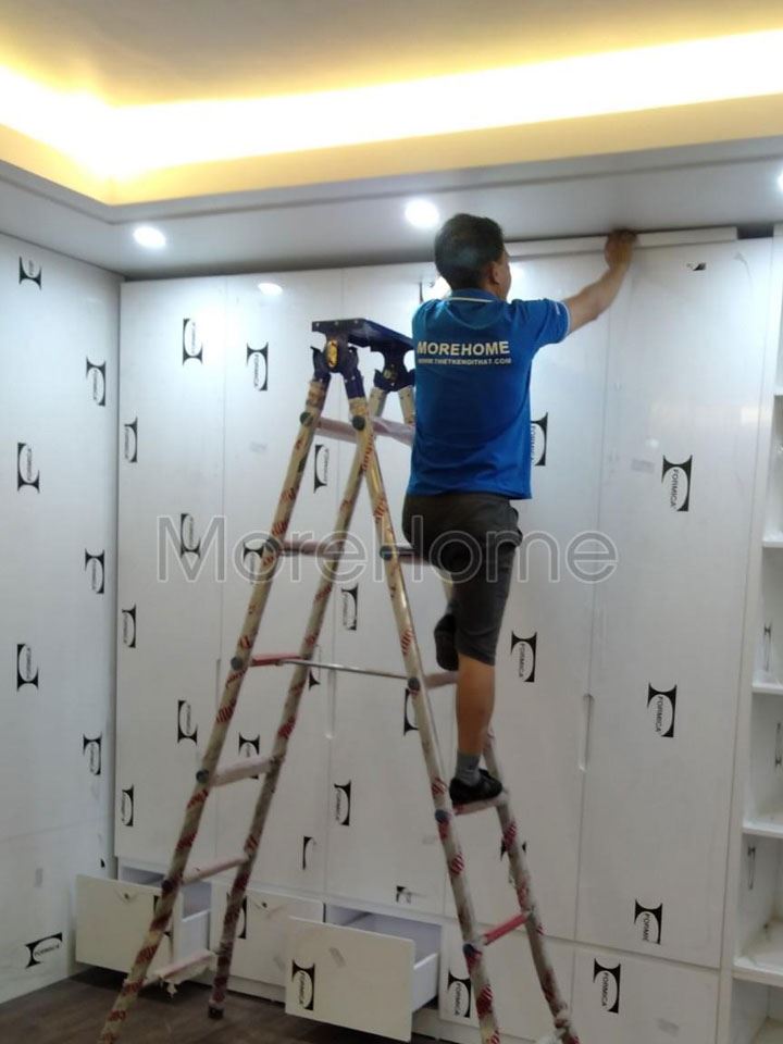 Xưởng gỗ công nghiệp thi công nội thất