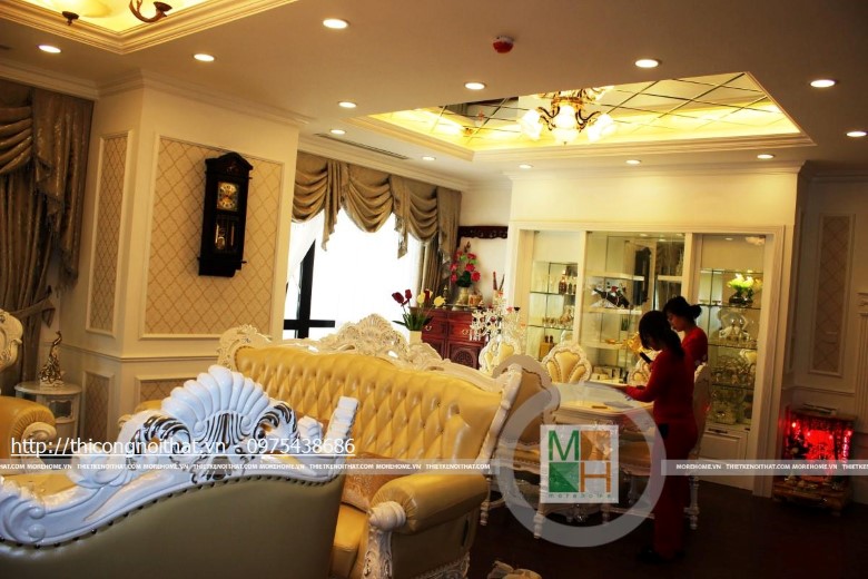 Những mẫu trần thạch cao phòng khách hiện đại và sang trọng Những mẫu trần thạch cao phòng khách hiện đại và sang trọng