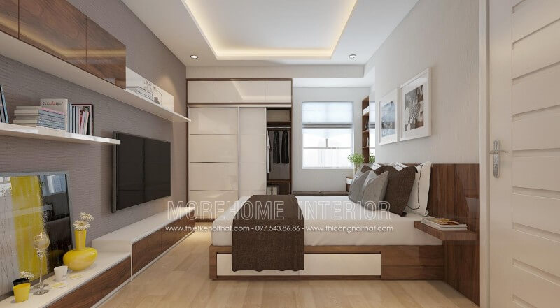Mẫu giường ngủ 2 người phong cách hiện đại cho phòng ngủ vợ chồng