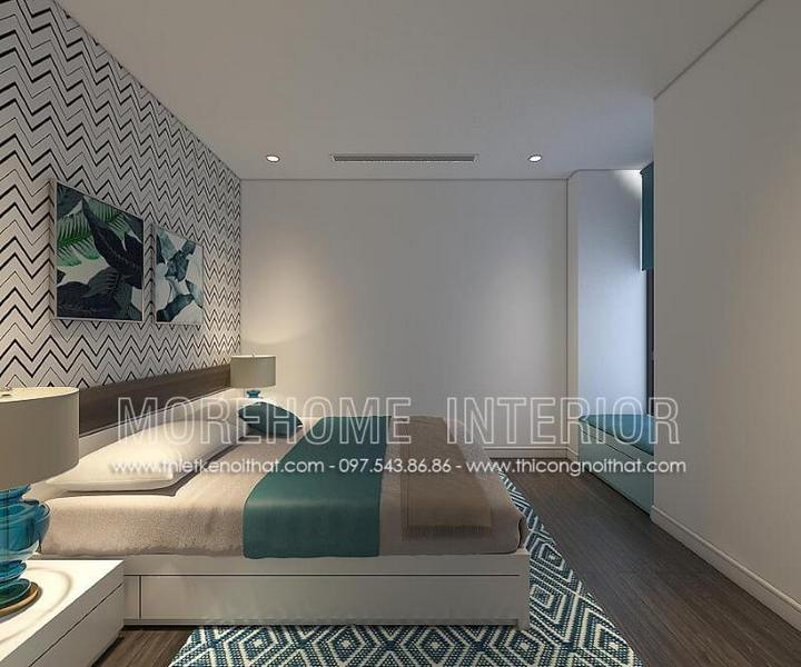 Giường ngủ gỗ hiện đại Giường ngủ gỗ hiện đại