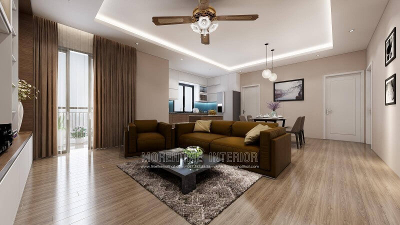 Thiết kế nội thất phòng khách chung cư hiện đại Thiết kế phòng khách chung cư hiện đại