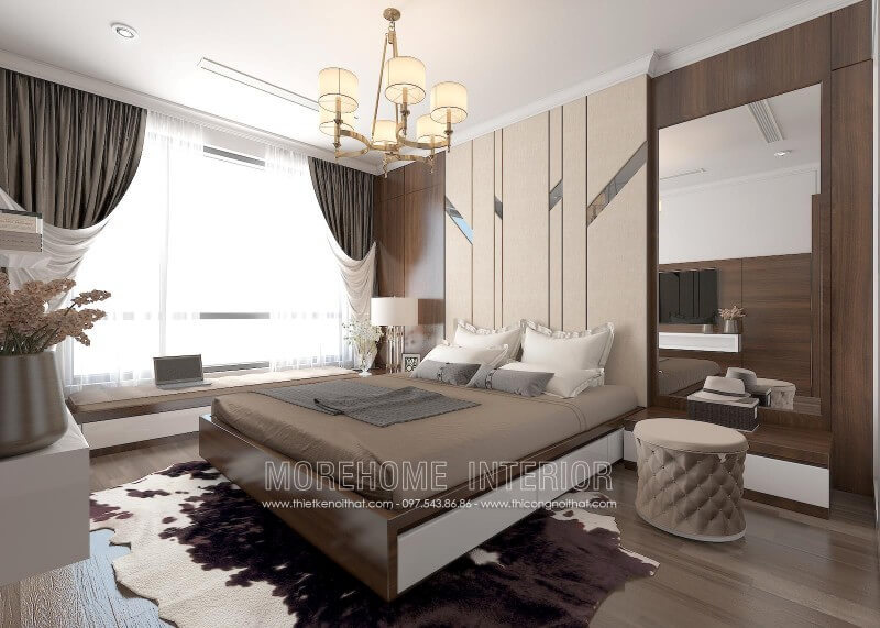 Giường ngủ chung cư đẹp Giường ngủ chung cư đẹp