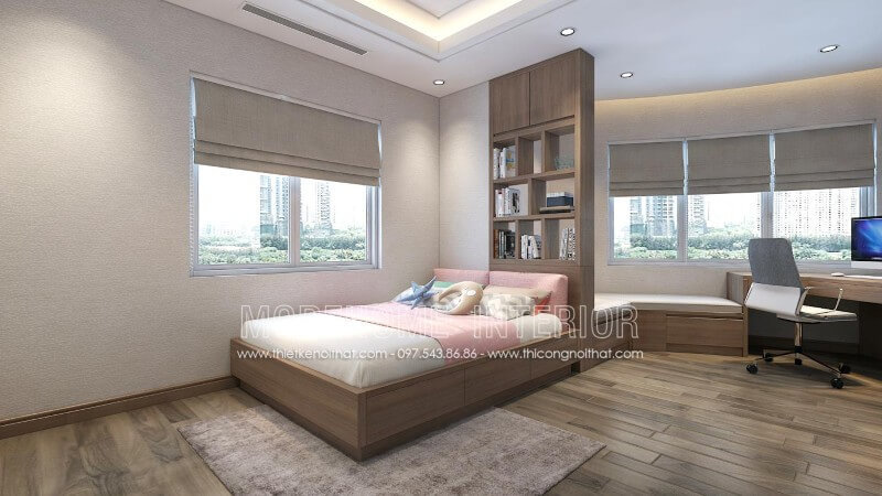Giường ngủ chung cư đẹp Giường ngủ chung cư đẹp
