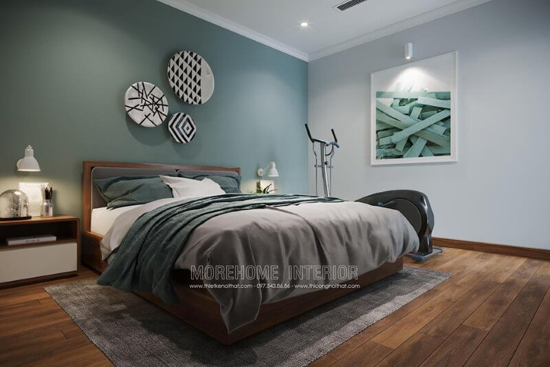Giường ngủ gỗ hiện đại Giường ngủ gỗ hiện đại