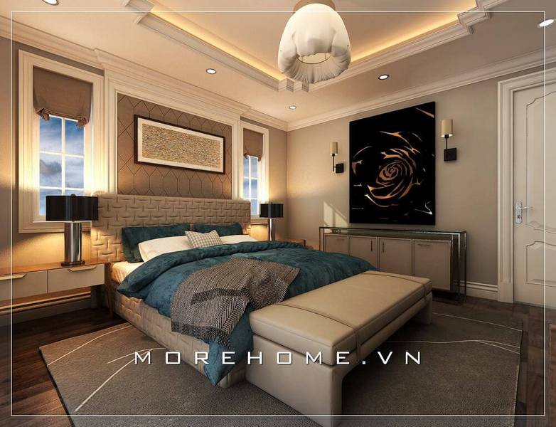 Giường ngủ bọc da Giường ngủ bọc da