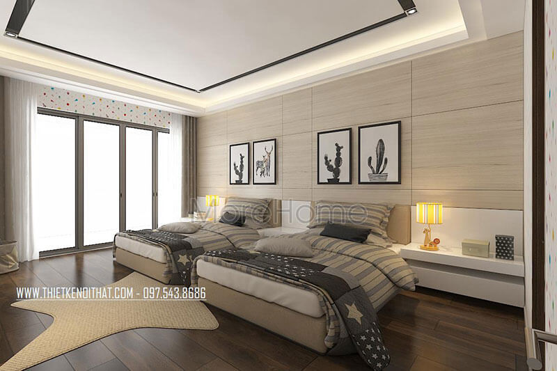 Giường ngủ bọc vải Giường ngủ bọc vải
