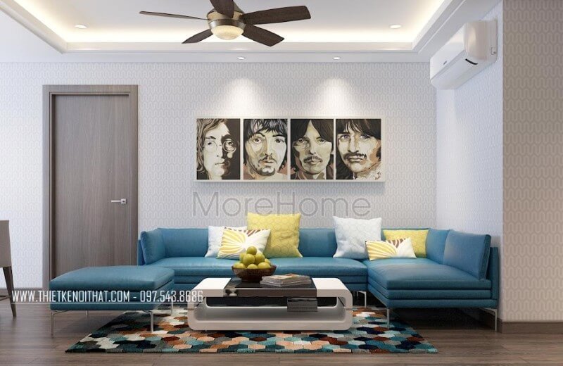 Tranh treo tường canvas đang là một trong những xu hướng được nhiều khách hàng lựa chọn cho không gian sống của mình Tranh treo tường phòng khách đẹp, ấn tượng