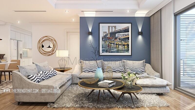Không gian tiếp khách nổi bật và ấn tượng hơn với mẫu tranh treo tường Canvas đẹp Tranh treo tường phòng khách đẹp, ấn tượng
