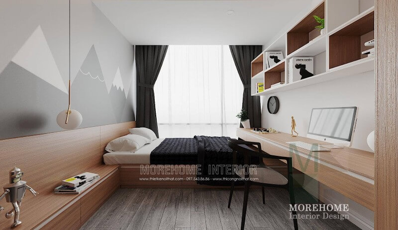 Mẫu kệ tủ hiện đại được thiết kế một cách thông minh, tích hợp của nhiều chức năng như: bàn làm việc, kệ trang trí decor... kệ gỗ trang trí đẹp