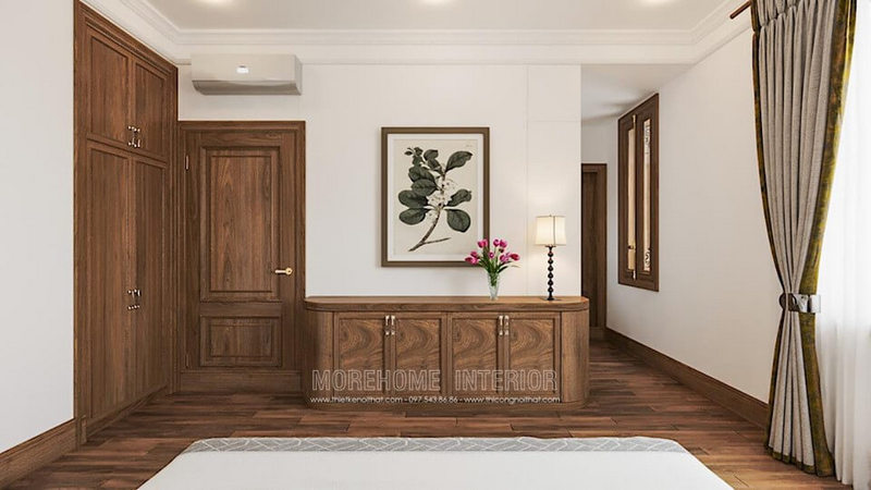 Kệ gỗ trang trí đẹp hiện đại cho không gian phòng ngủ kệ gỗ trang trí đẹp