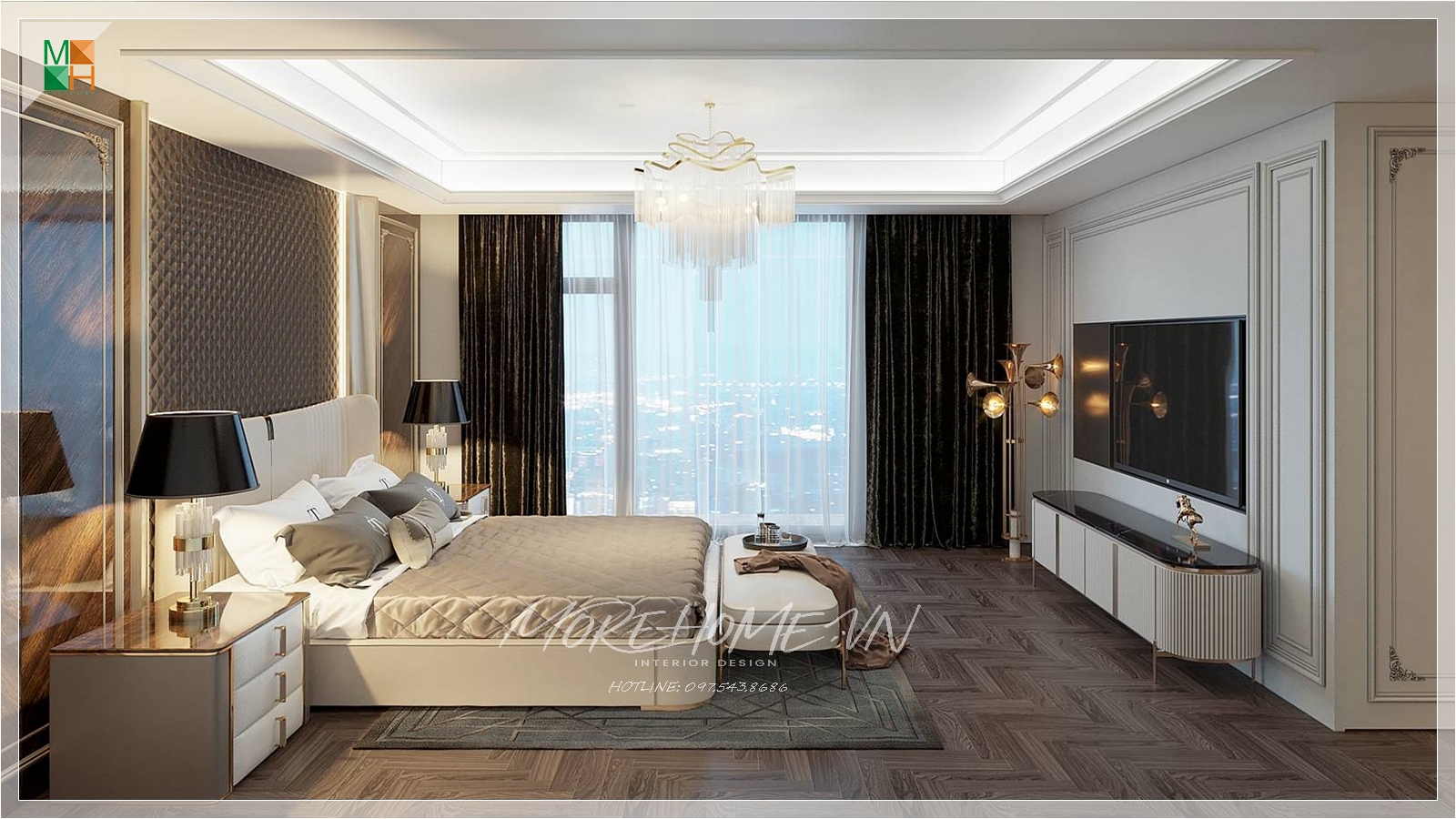 Thiết kế thi công nội thất chung cư Imperia River View Long Biên