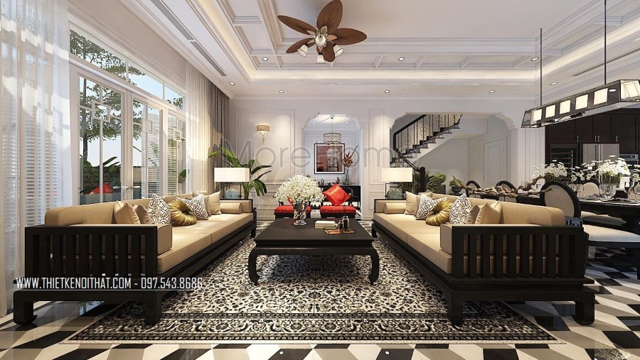Thi công nội thất Indochine