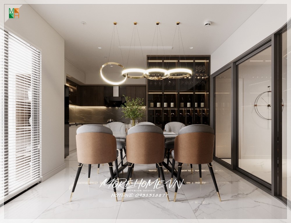 Thiết kế thi công nội thất chung cư Tecco Diamond Thanh Trì