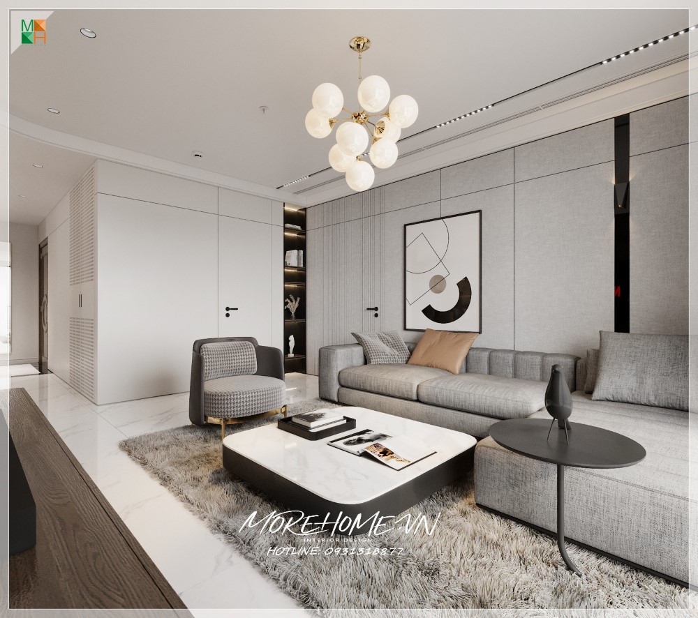 Thiết kế thi công nội thất chung cư Tecco Diamond Thanh Trì