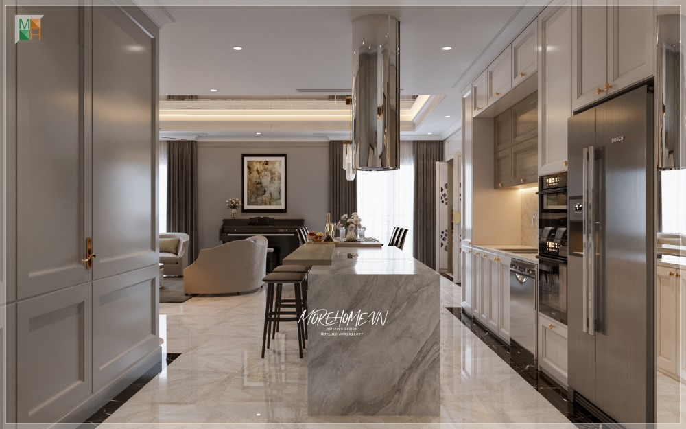 Thiết kế thi công nội thất chung cư Âu Cơ Hà Nội