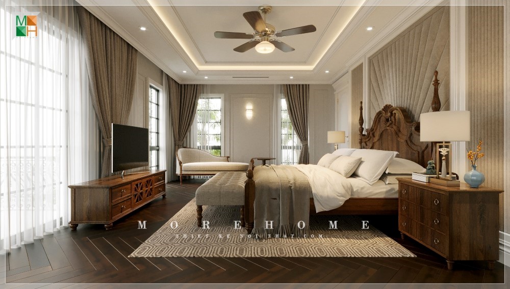 Cửa sổ biệt thự tân cổ điển