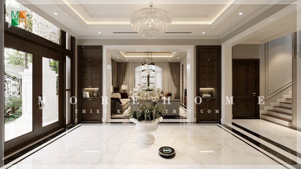 Cửa chính biệt thự tân cổ điển