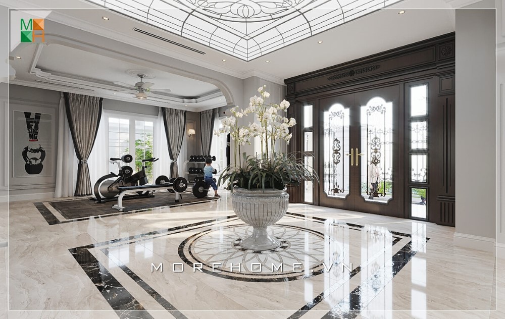 Cửa chính biệt thự tân cổ điển