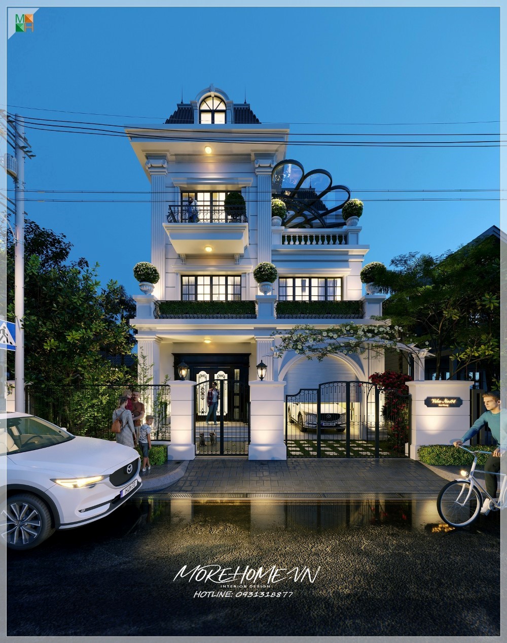 Kiến trúc biệt thự tân cổ điển