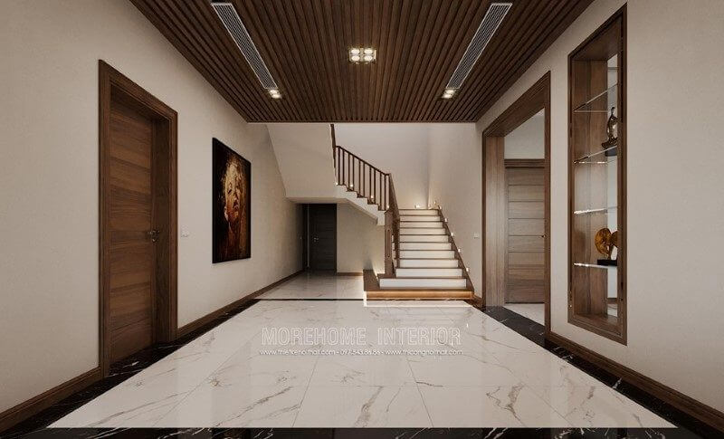 Cầu thang biệt thự tân cổ điển