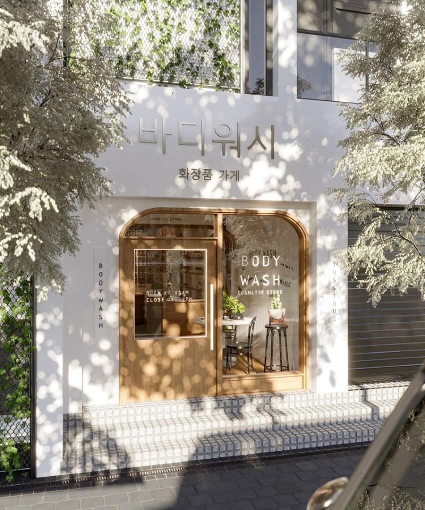 Thiết kế thi công shop mỹ phẩm