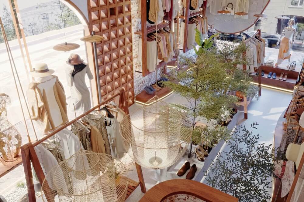 Thi công shop thời trang