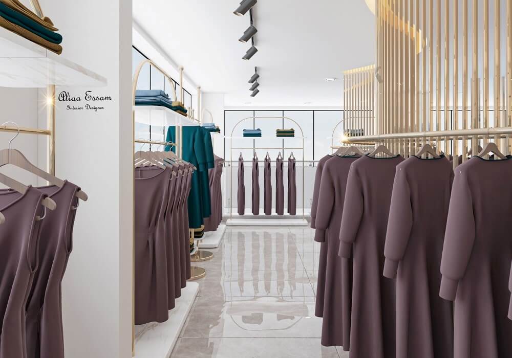 Thi công shop thời trang