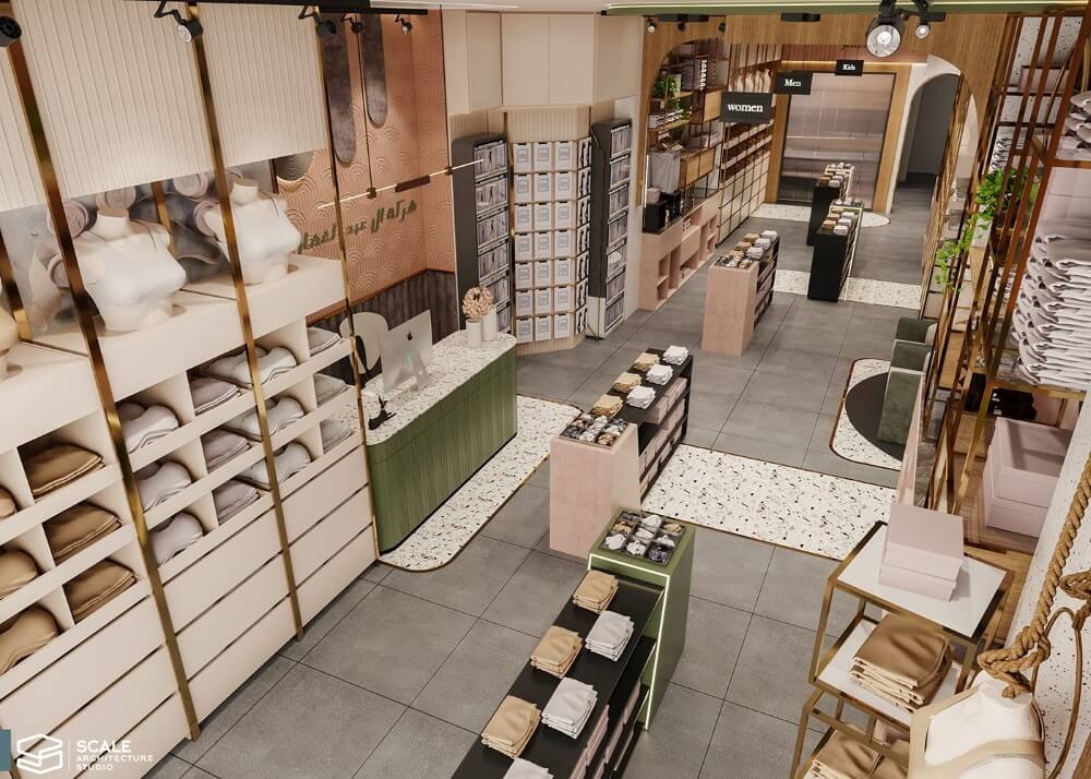 Thi công shop thời trang