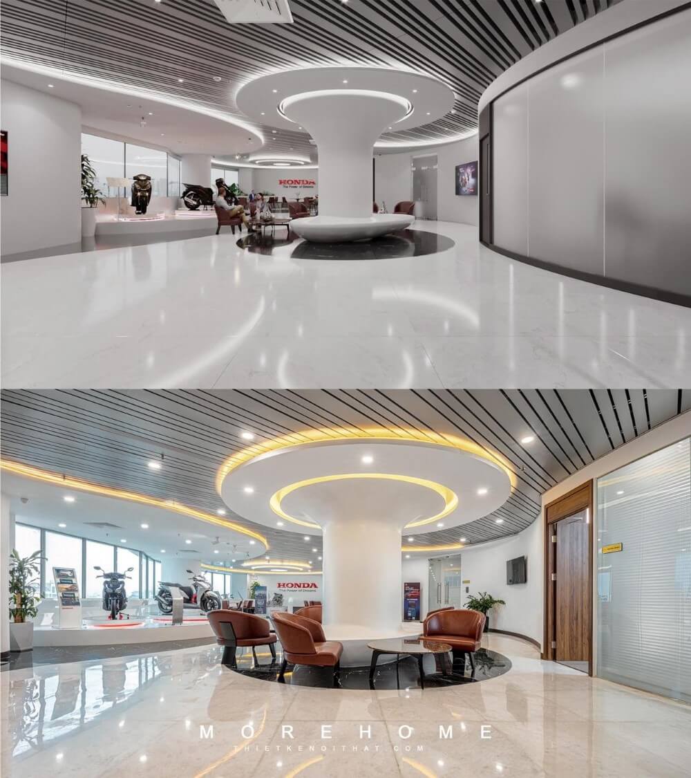 Thiết kế thi công showroom oto, xe máy