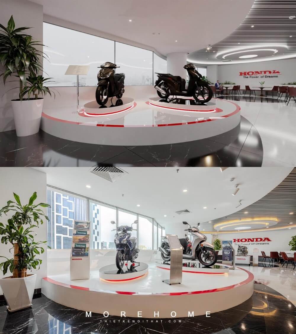 Thiết kế thi công showroom oto, xe máy