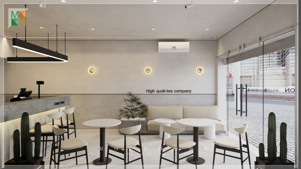Thiết kế thi công quán cafe nhỏ, đẹp
