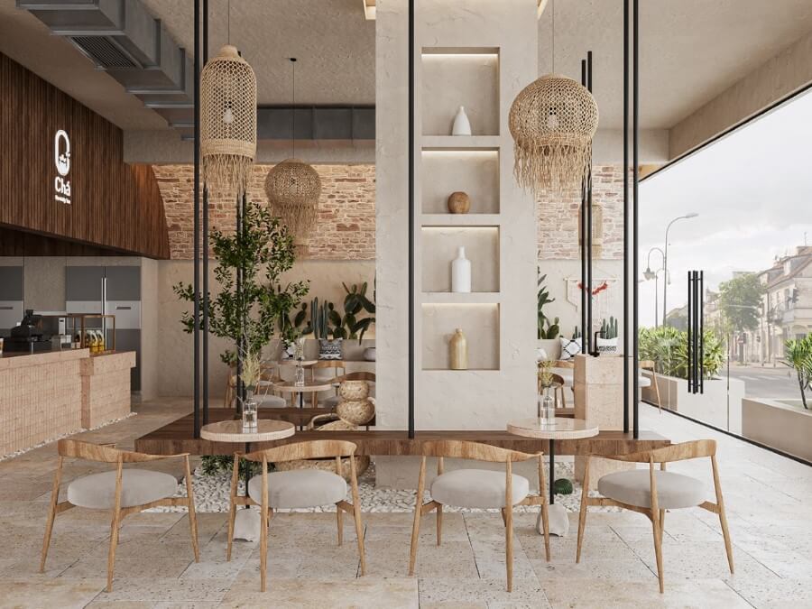Thiết kế thi công quán cafe nhỏ, đẹp