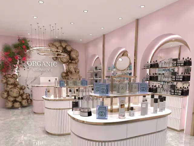 Thiết kế thi công shop mỹ phẩm