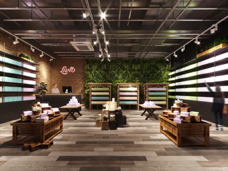Thiết kế thi công shop mỹ phẩm