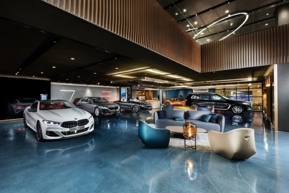 Thiết kế thi công showroom oto, xe máy