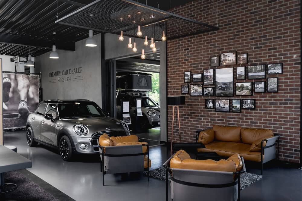 Thiết kế thi công showroom oto, xe máy