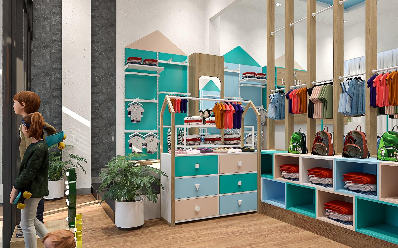 Thiết kế thi công shop trẻ em
