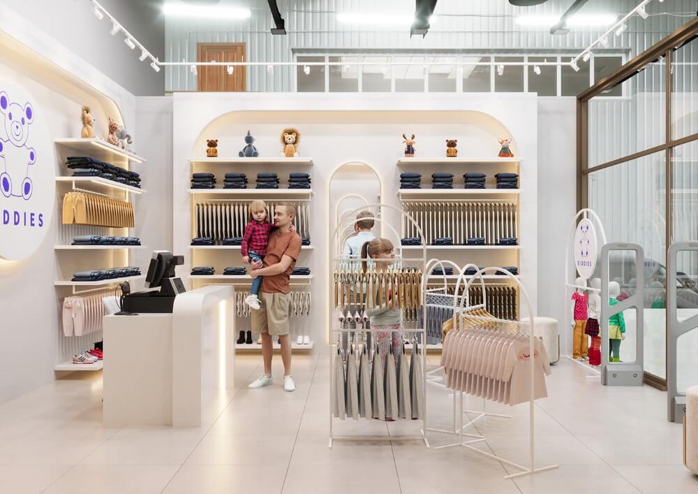 Thiết kế thi công shop trẻ em