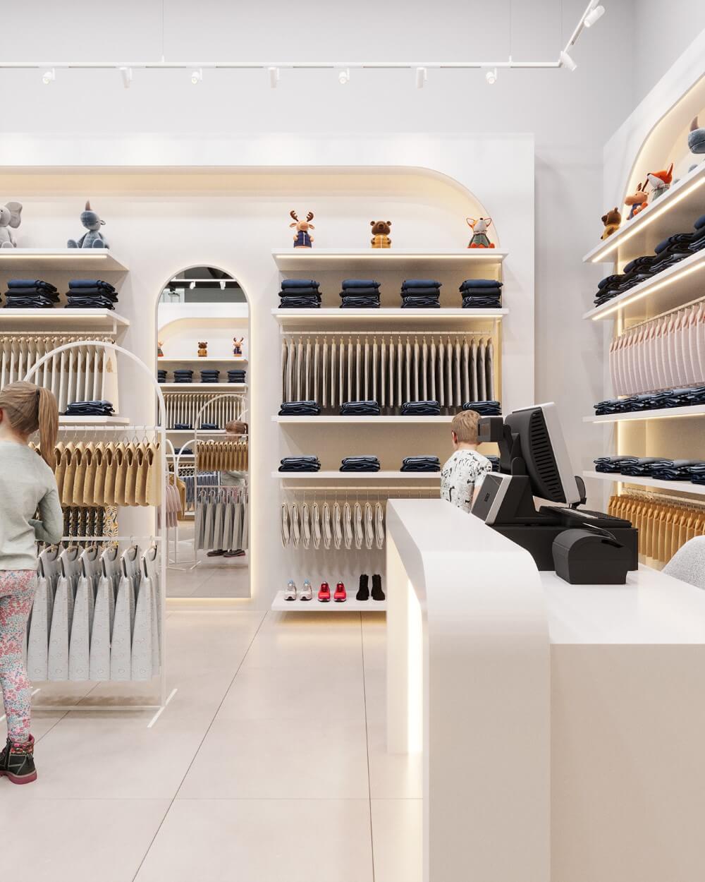 Thiết kế thi công shop trẻ em
