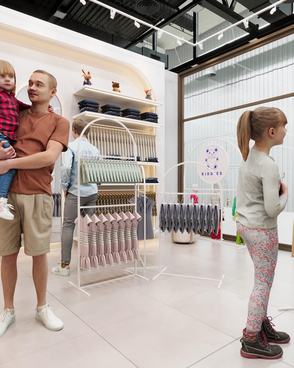 Thiết kế thi công shop trẻ em