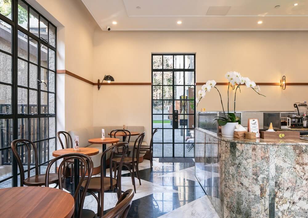Thiết kế thi công quán trà sữa