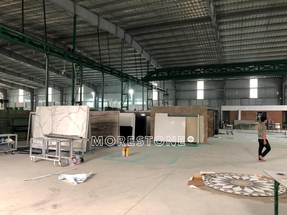 Thi công đá bàn bếp