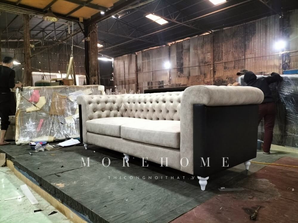 Thi công ghế sofa