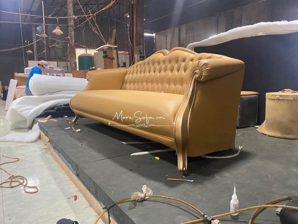 Thi công ghế sofa