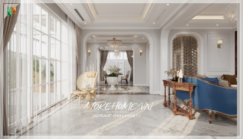 Biệt thự tân cổ điển đơn giản