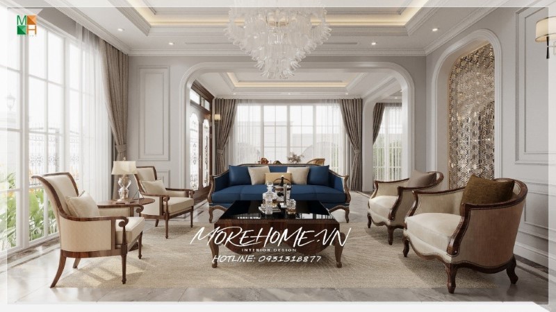 Biệt thự tân cổ điển đơn giản