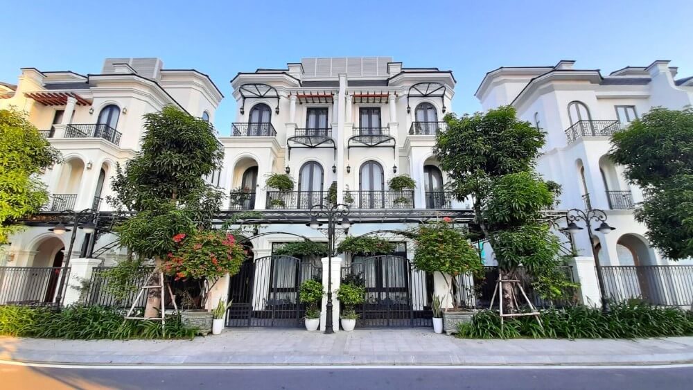 Thiết kế biệt thự song lập tân cổ điển
