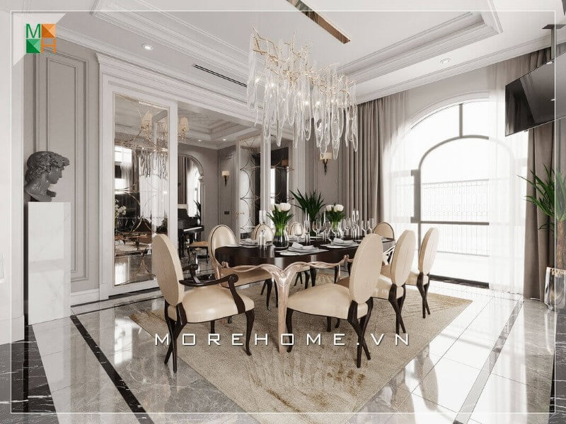 Thiết kế biệt thự tân cổ điển mái Nhật