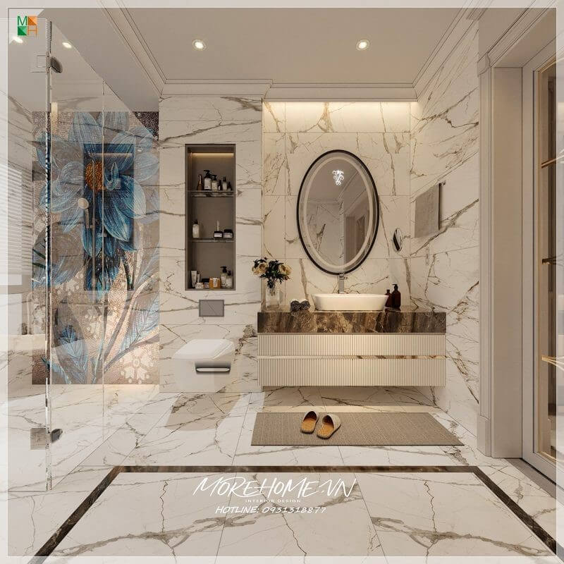 Thiết kế thi công tủ lavabo
